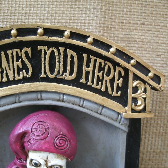 Accents Skeleton Fortune Teller Booth Figurine Crystal Ball Poshmark